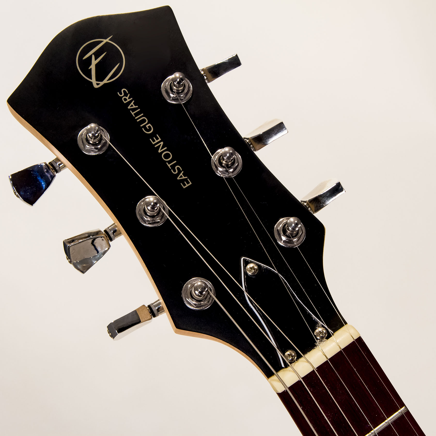 Eastone Lpl70 Hh Ht Pur - Black Satin - Enkel gesneden elektrische gitaar - Variation 4