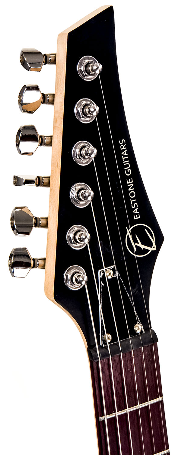 Eastone Metdc Hh Trem Pur - Black Satin - Elektrische gitaar in Str-vorm - Variation 4