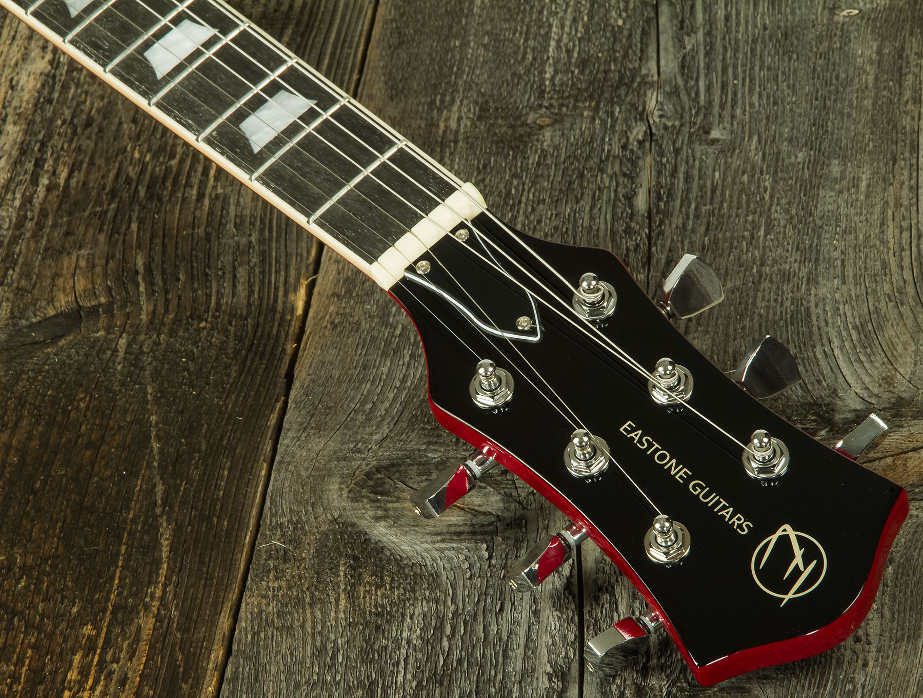 Eastone Sdc70 Hh Ht Pur - Red - Guitarra eléctrica de doble corte. - Variation 4