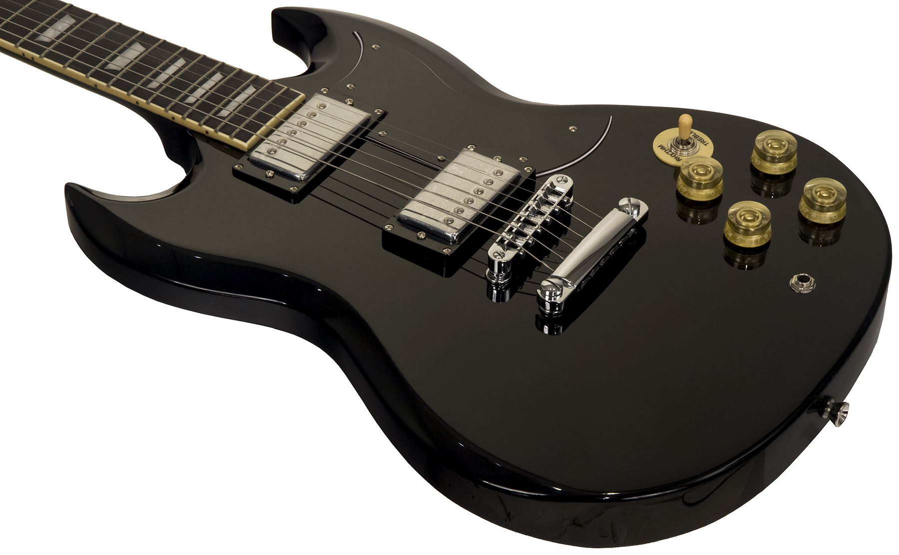 Eastone Sdc70 +marshall Mg10g Gold +cable +housse +courroie +mediators - Black - Elektrische gitaar set - Variation 3