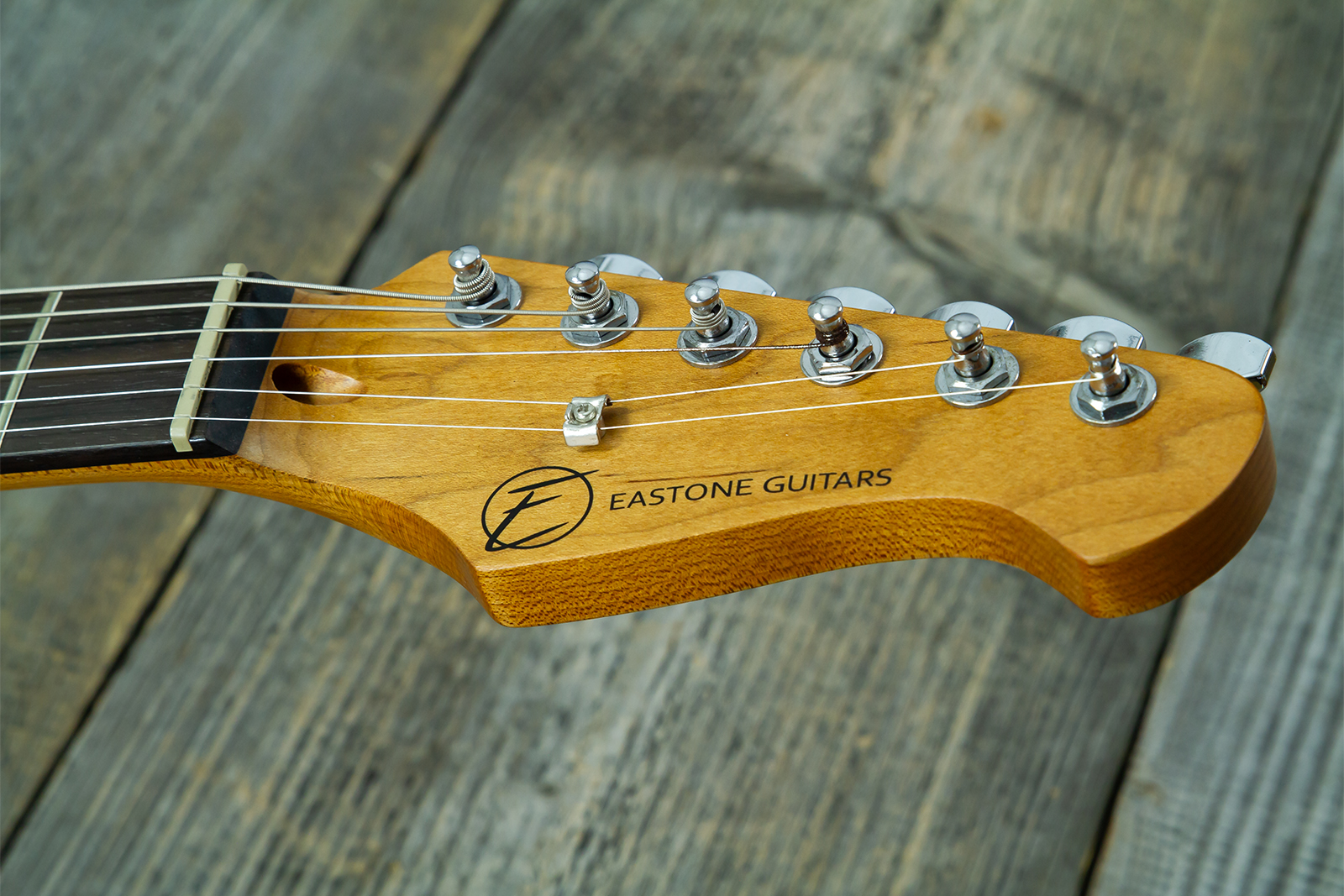 Eastone St-mini-blk 3s Trem Pur - Black - Elektrische gitaar voor kinderen - Variation 6