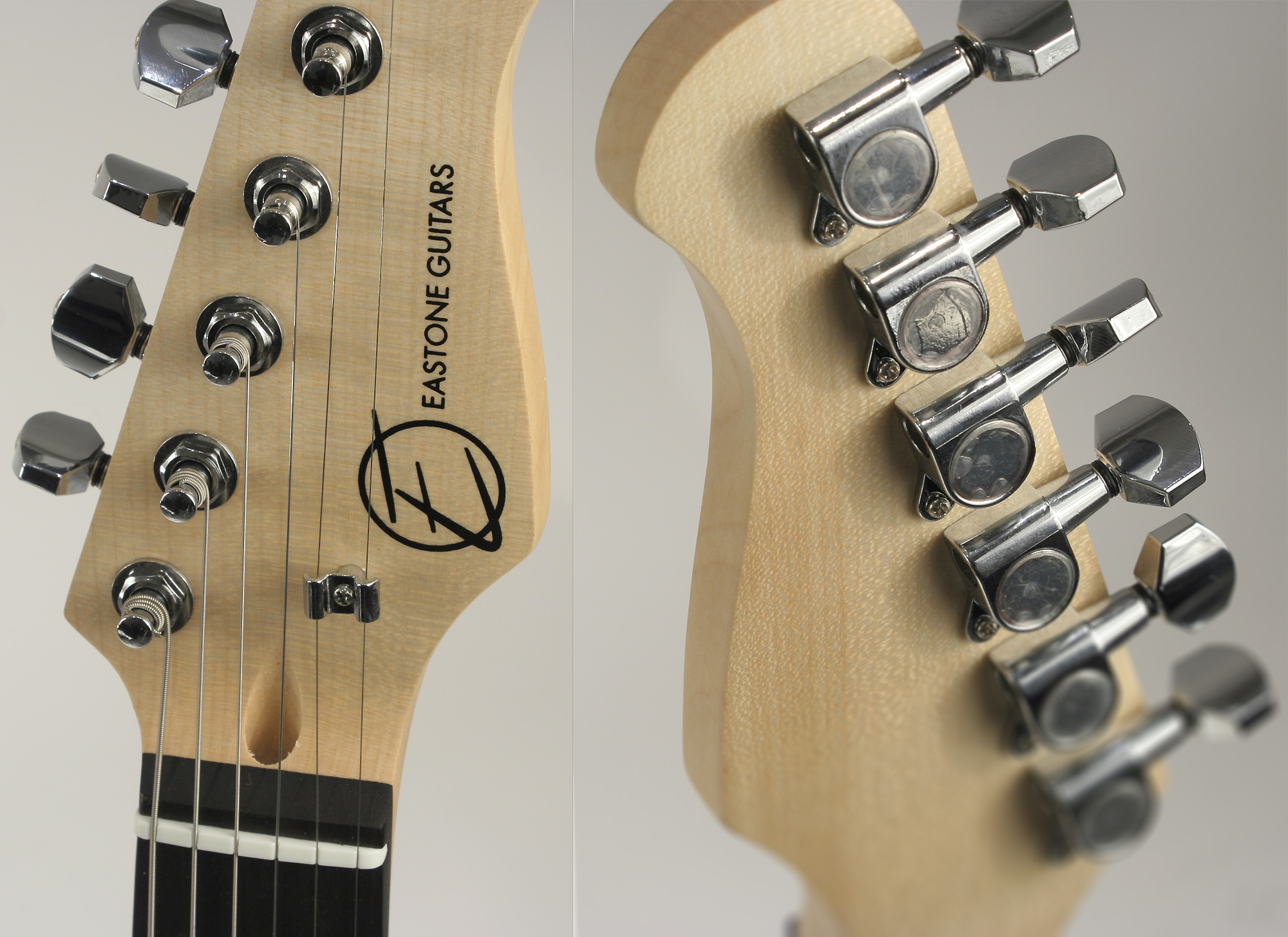 Eastone Str70-3ts 3s Pur - 3-tone Sunburst - Elektrische gitaar in Str-vorm - Variation 6