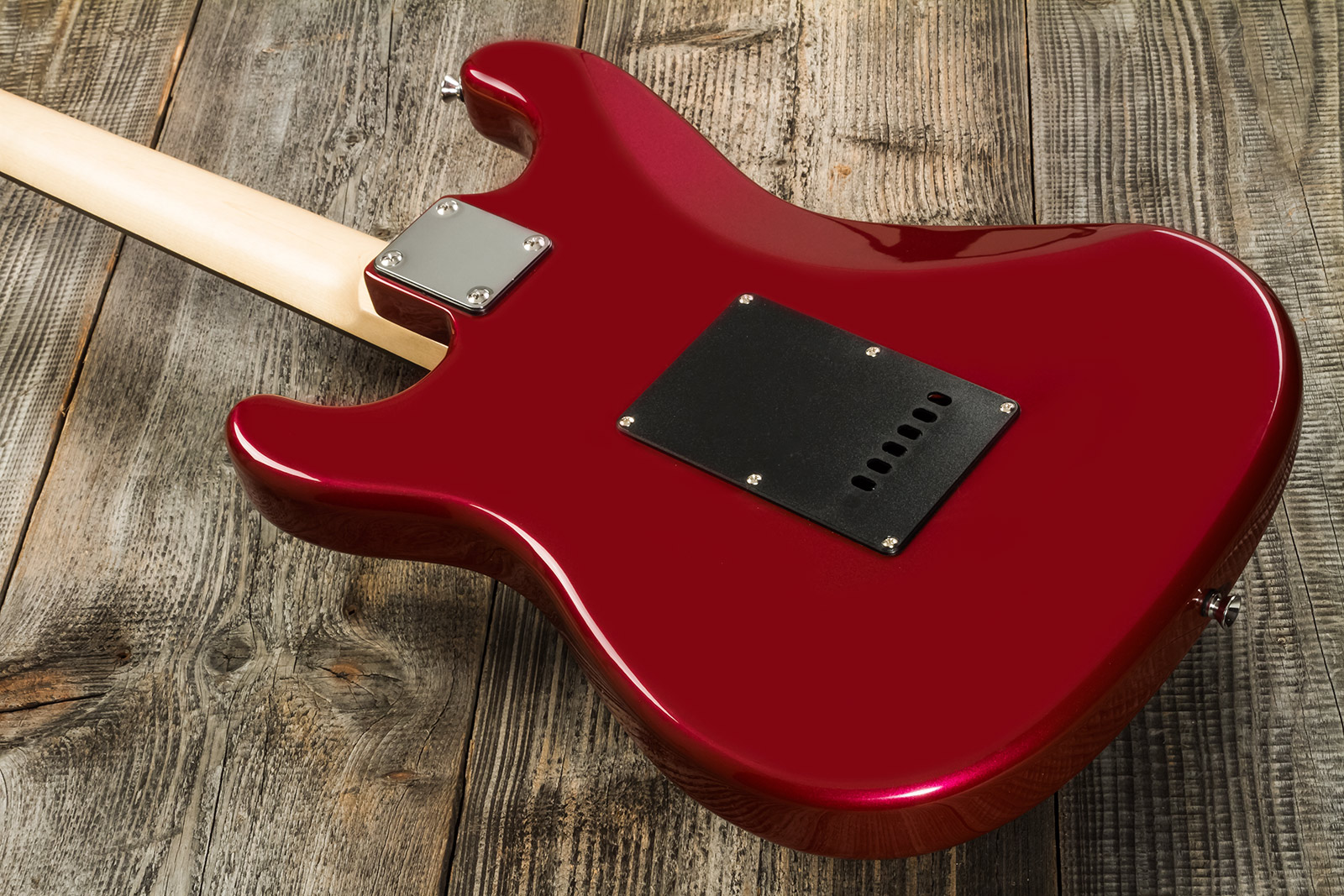 Eastone Str70t 3s Trem Pur - Dark Red - Elektrische gitaar in Str-vorm - Variation 9