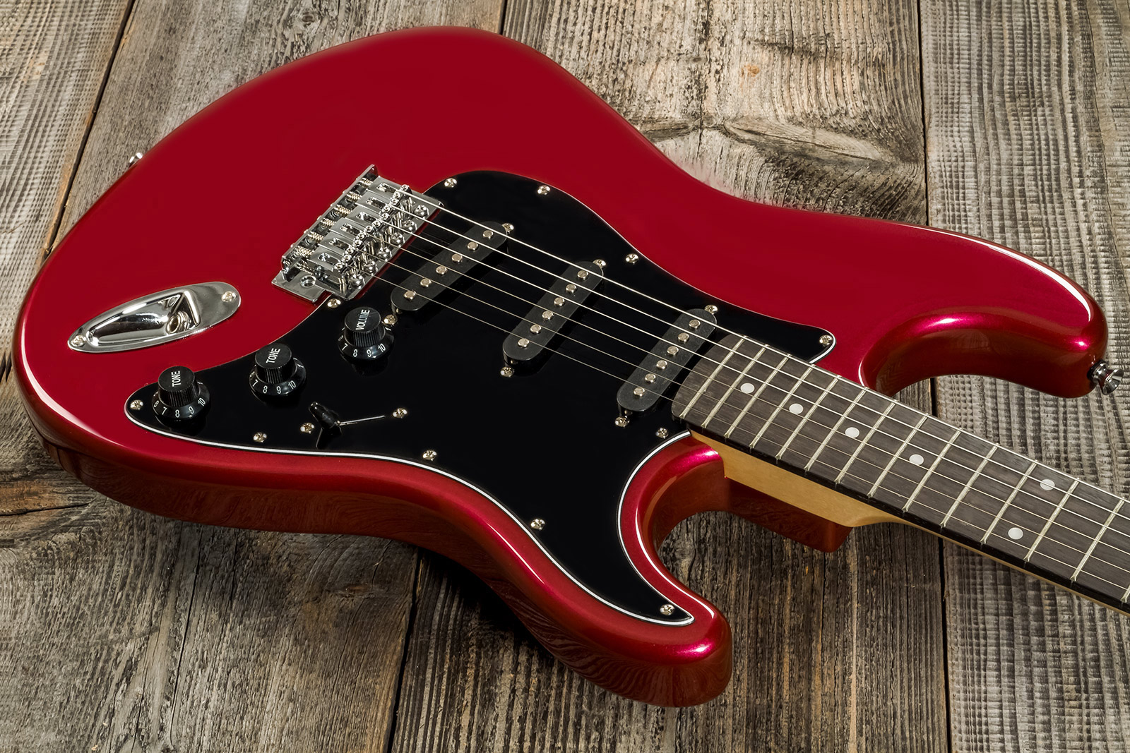 Eastone Str70t 3s Trem Pur - Dark Red - Elektrische gitaar in Str-vorm - Variation 7