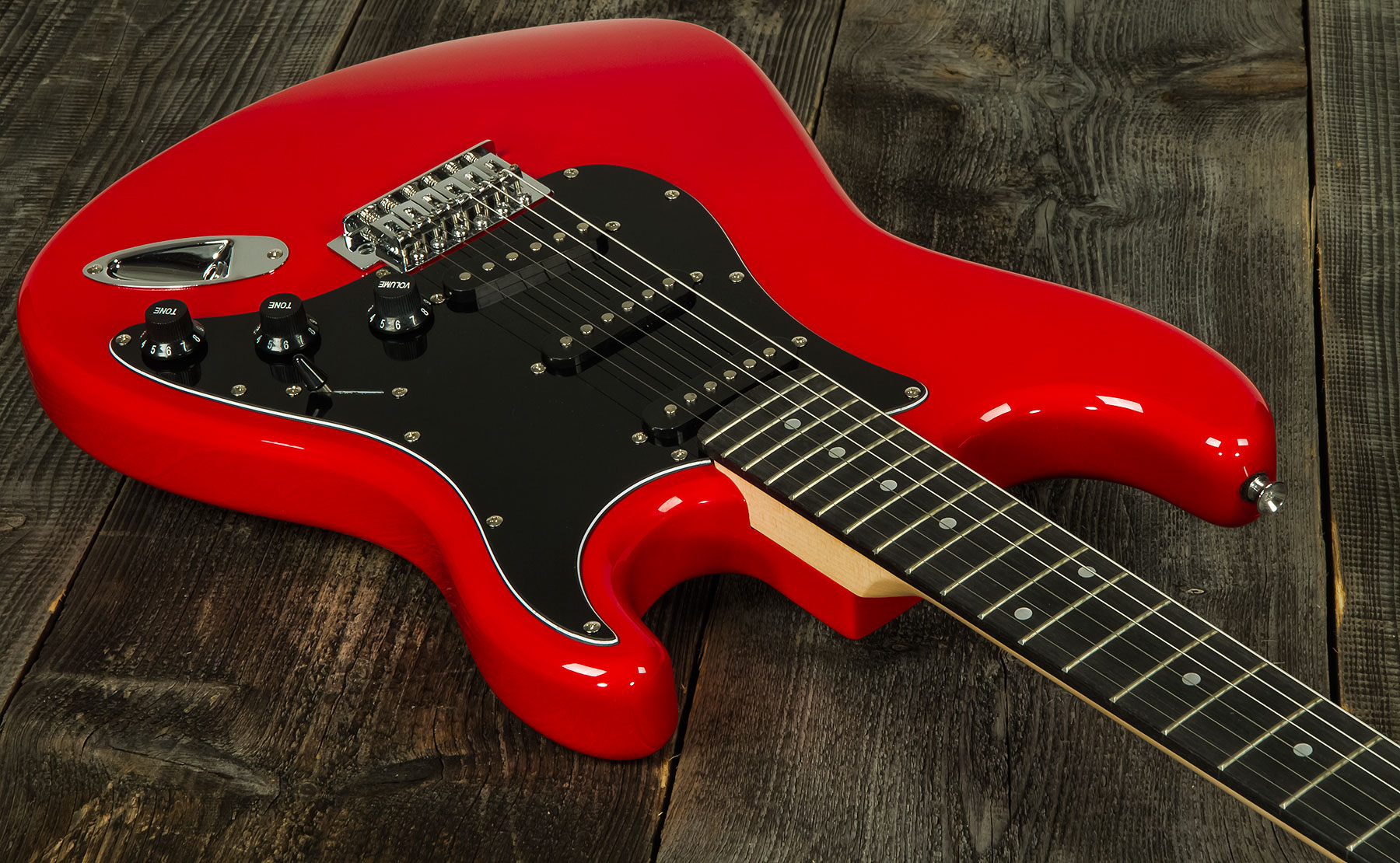 Eastone Str70t +marshall Mg10 10w +cable +mediators +housse - Ferrari Red - Elektrische gitaar set - Variation 2