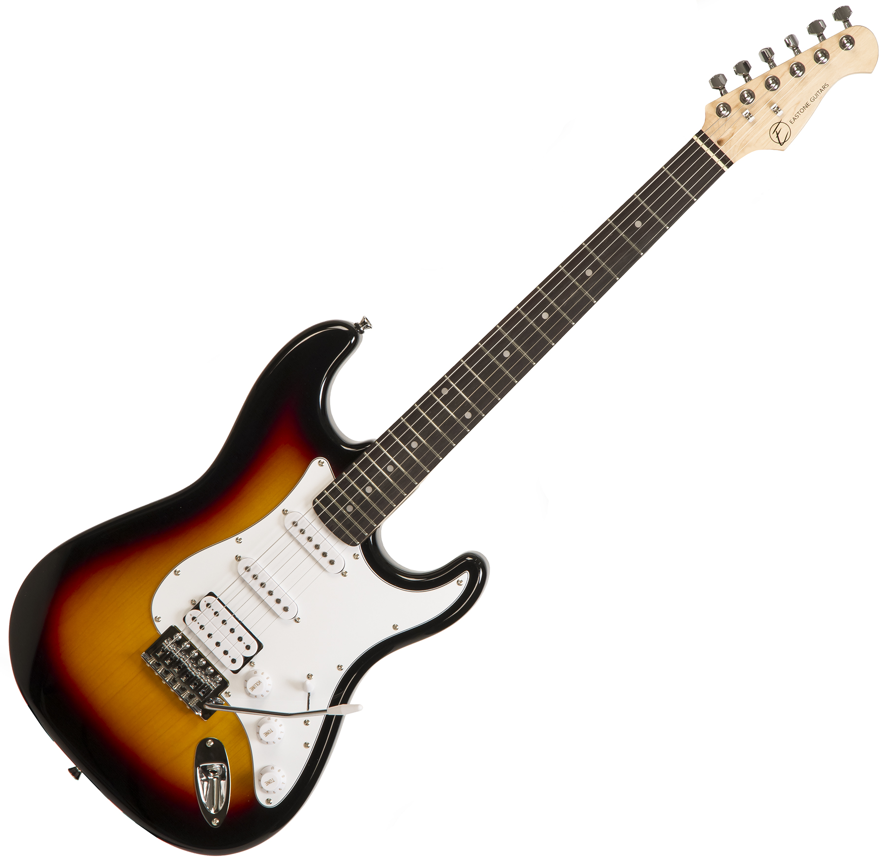 Eastone Str80t Hss +marshall Mg10 10w +cable +mediators +housse - Sunburst - Elektrische gitaar set - Variation 1