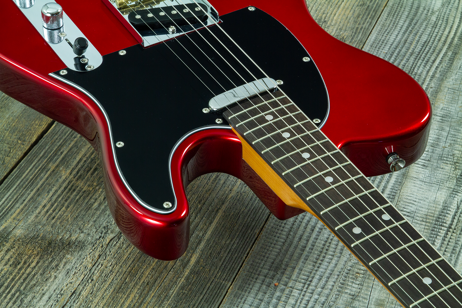 Eastone Tl100r-mr-rw 2s Ht Mn - Metal Red - Televorm elektrische gitaar - Variation 4