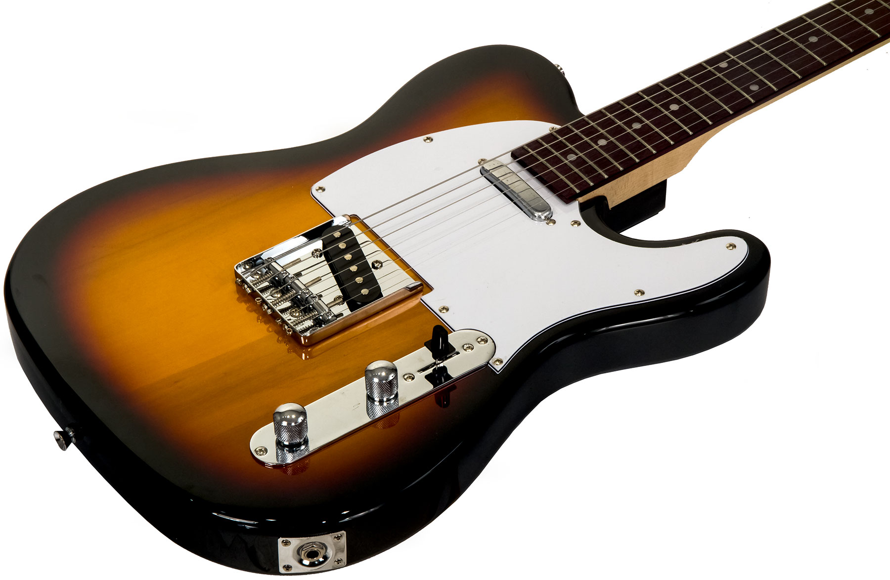 Eastone Tl70 +fender Frontman 20g +cable +clip-on Tuner +mediators +housse +courroie - 3 Tone Sunburst - Elektrische gitaar set - Variation 1