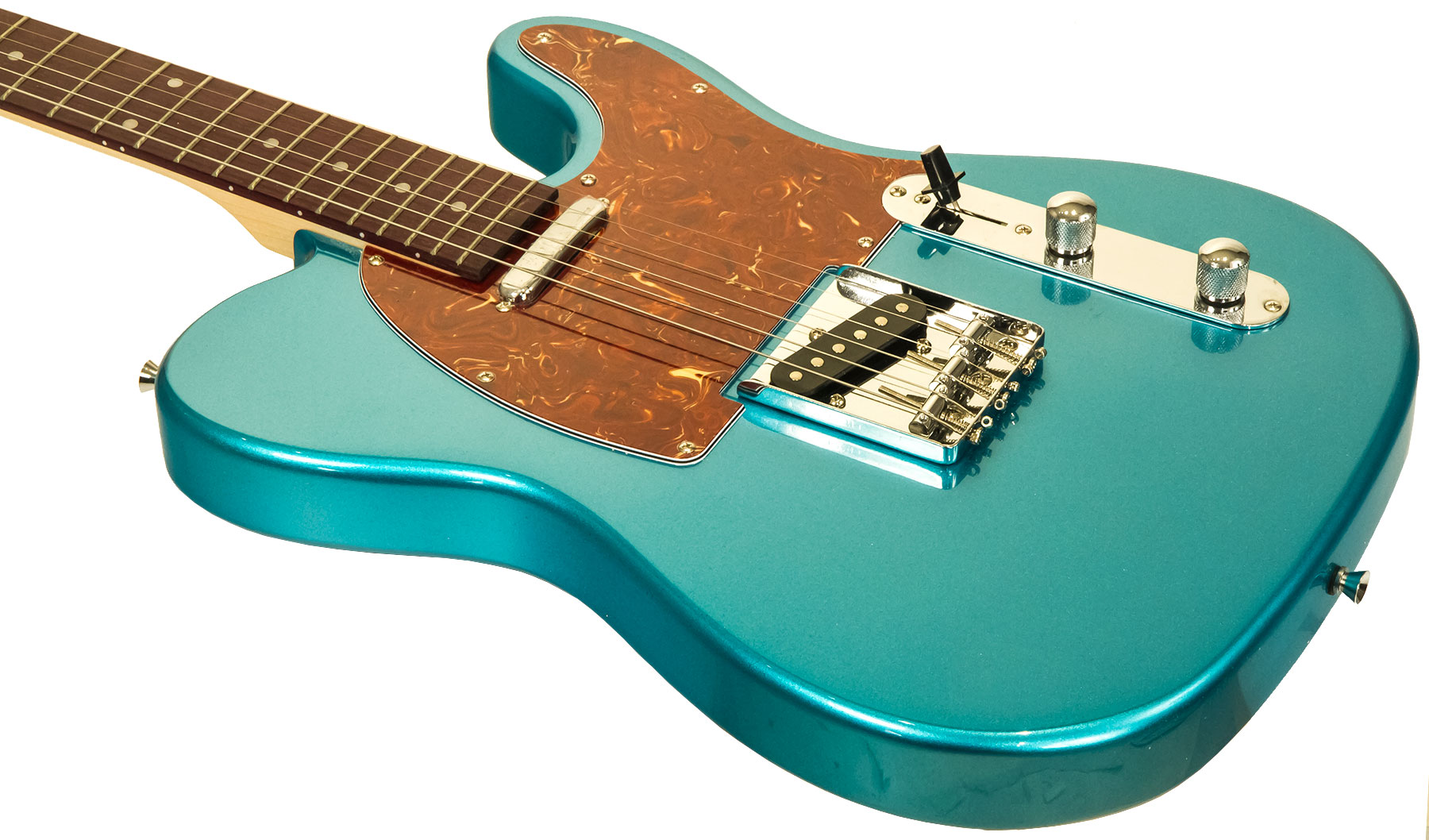 Eastone Tl70 Ss Ht Pur - Metallic Light Blue - Televorm elektrische gitaar - Variation 2