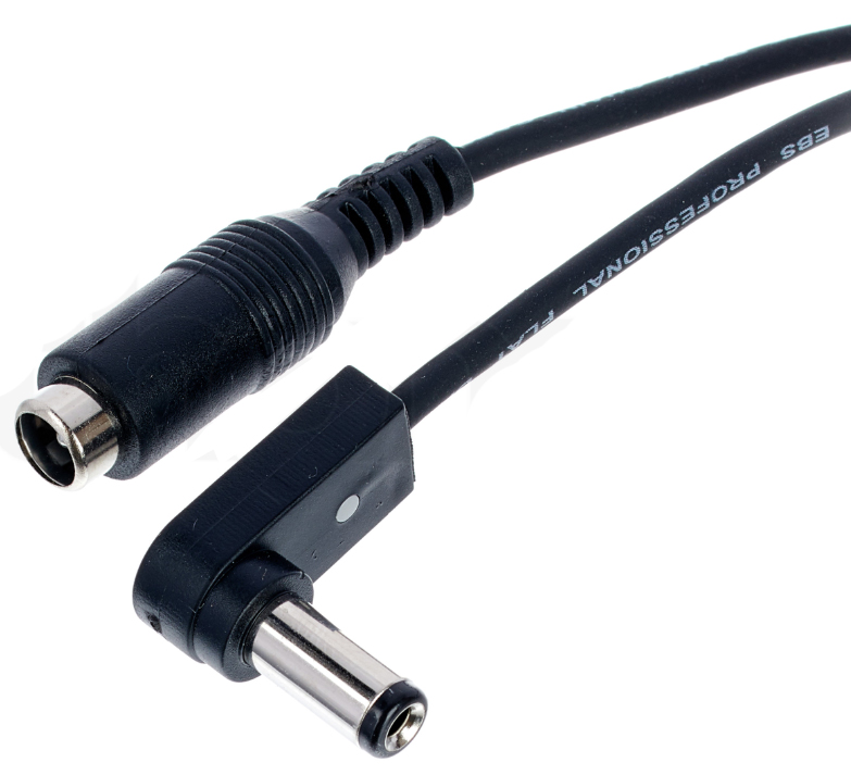 Ebs Cable Alimentation 4x Pedales Dc Power Split Flat Cable Dc-4/90f - Stekkeradapter - Variation 1