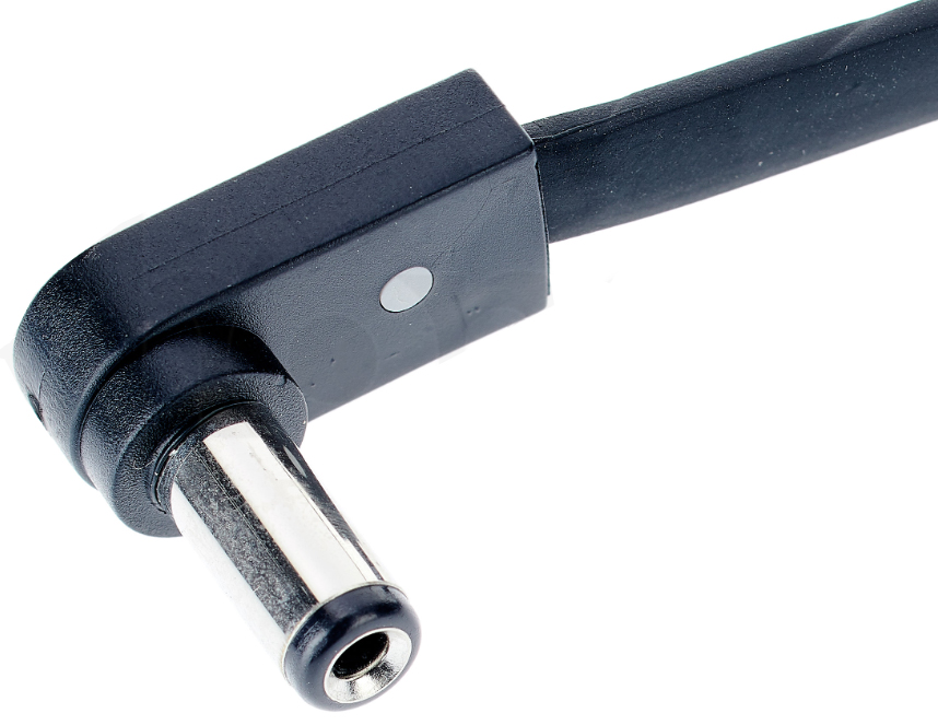 Ebs Cable Alimentation Pedale Dc Power Flat Cable Dc1-28 90/90 Coude/coude 28cm - Stroomvoorziening - Variation 1