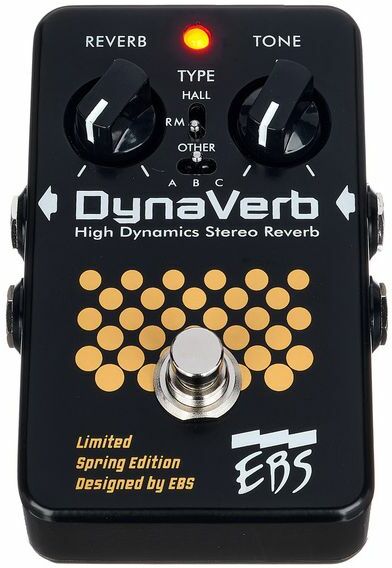 Ebs Dynaverb Black Label Se V2 - Modulation/chorus/flanger/phaser en tremolo effectpedaal - Main picture