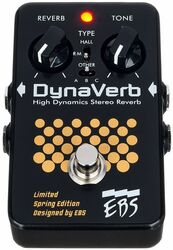 Modulation/chorus/flanger/phaser en tremolo effectpedaal Ebs                            DYNAVERB Black Label SE V2