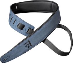 Gitaarriem Ebs                            Sangle Suede Blue