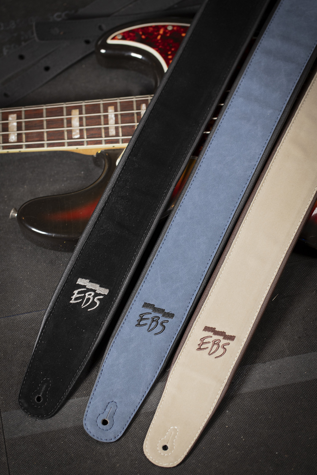 Ebs Sangle Suede Cream - Gitaarriem - Variation 2