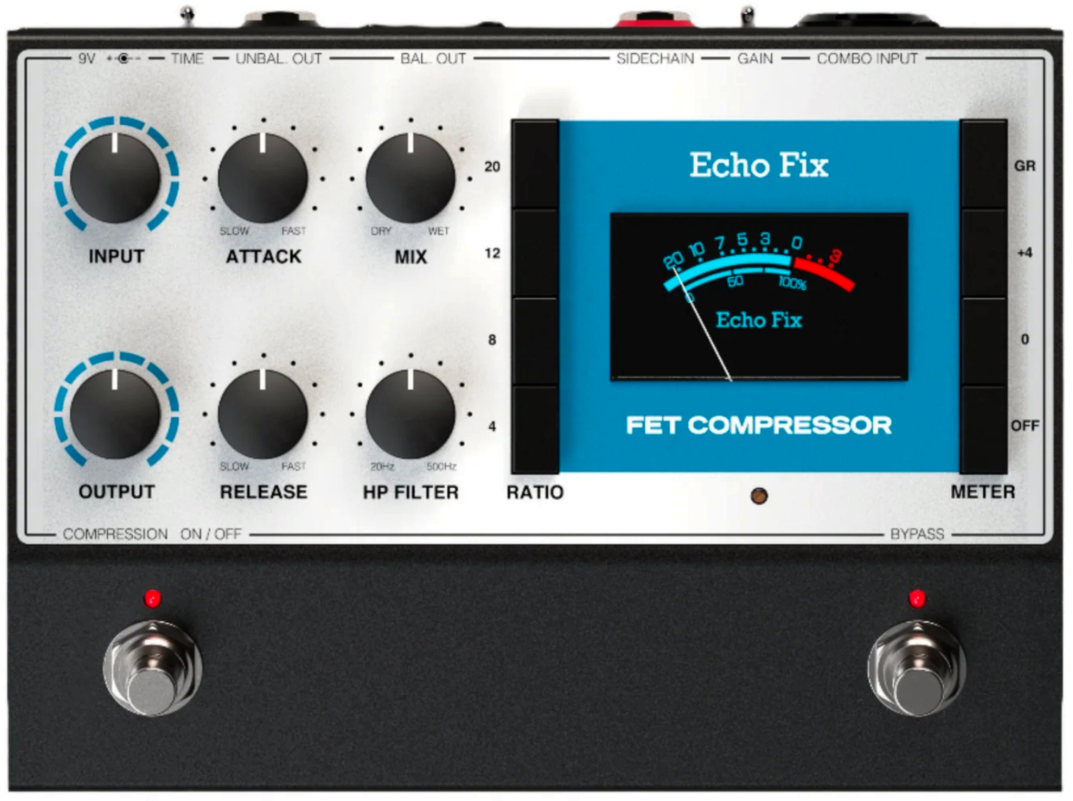 Echo Fix Ef-p5 Fet Compressor - Compressor/sustain/noise gate effect pedaal - Main picture