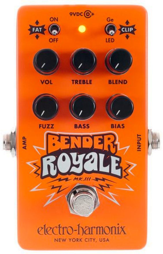 Electro Harmonix Bender Royale Germanium Fuzz Orange - Overdrive/Distortion/fuzz effectpedaal - Main picture