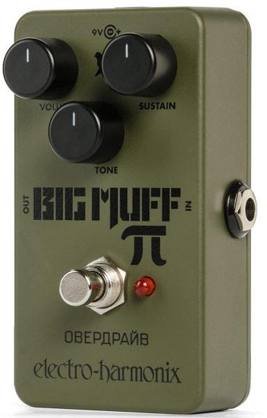 Overdrive/distortion/fuzz effectpedaal Electro harmonix Green Russian Big Muff