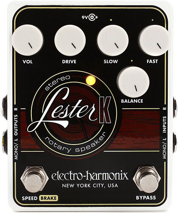 Electro Harmonix Lester K Stereo Rotary Speaker - Modulation/chorus/flanger/phaser en tremolo effect pedaal - Main picture