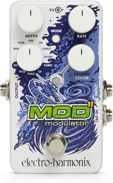 Electro Harmonix Nano Mod 11 Modulation - Modulation/chorus/flanger/phaser en tremolo effect pedaal - Main picture