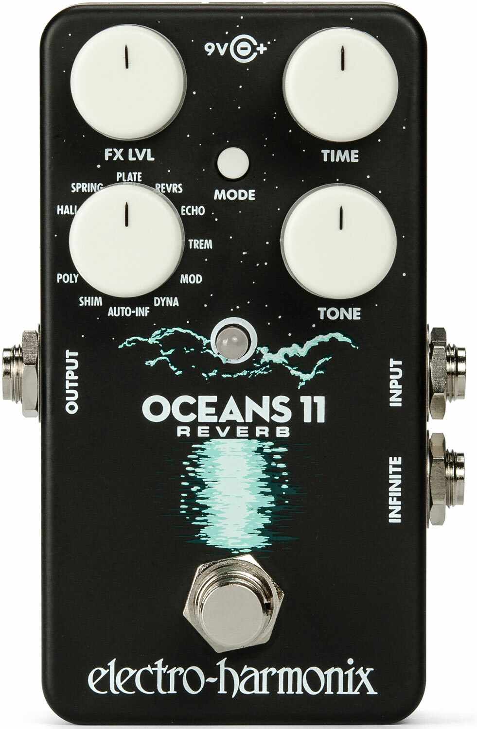 Electro Harmonix Oceans 11 Reverb - Reverb/delay/echo effect pedaal - Main picture