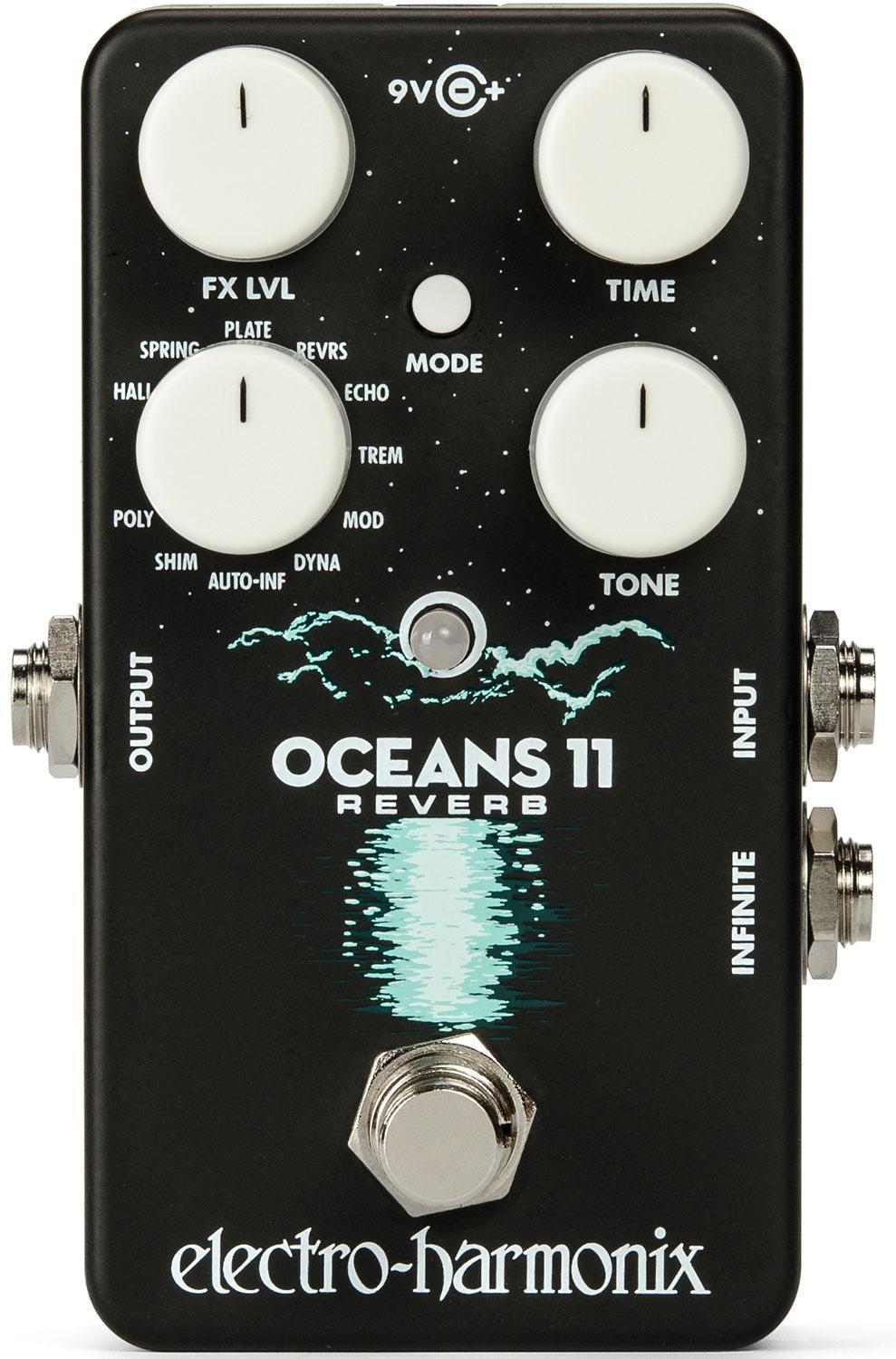 Reverb/delay/echo effect pedaal Electro harmonix Oceans 11 Reverb