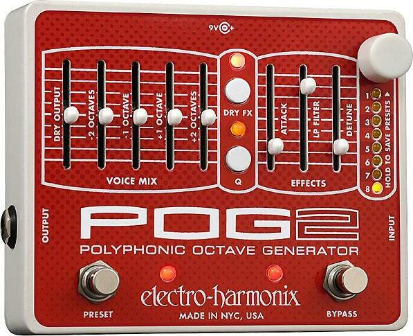 Electro Harmonix Pog2 Xo Polyphonic Octave Generator - Harmonizer effect pedaal - Main picture