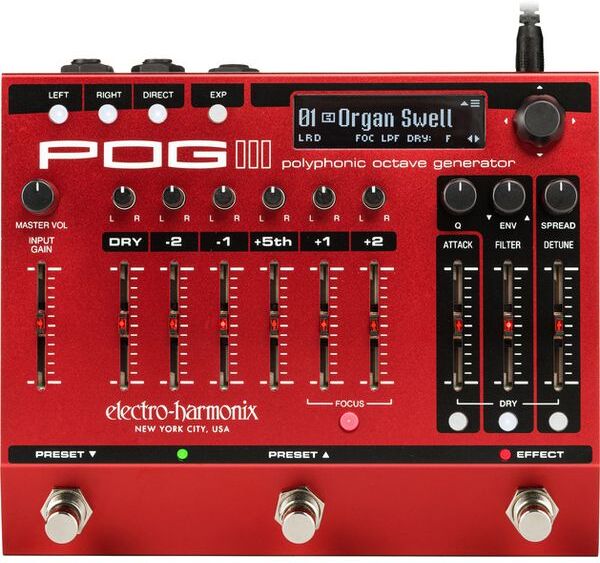 Electro Harmonix Pog3 Xo Polyphonic Octave Generator - Harmonizer effect pedaal - Main picture