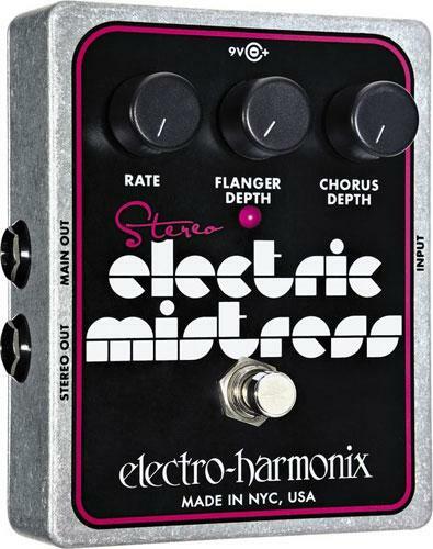 Electro Harmonix Stereo Electric Mistress Xo Flanger Chorus - Modulation/chorus/flanger/phaser en tremolo effect pedaal - Main picture