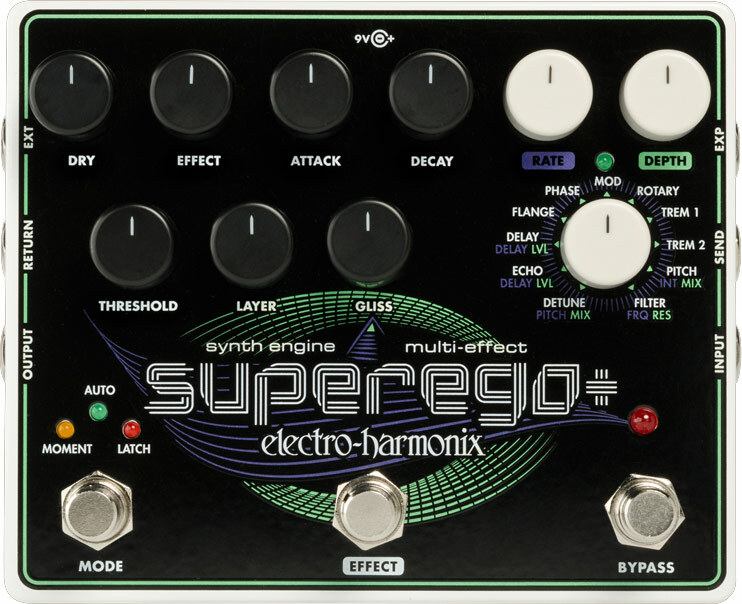 Electro Harmonix Superego Plus - Multieffecten Pedaal voor Electrische Gitaar - Main picture