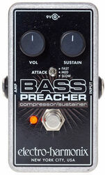 Compressor/sustain/noise gate effectpedaal Electro harmonix Bass Preacher Compressor/Sustainer