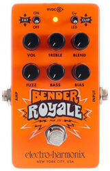 Overdrive/distortion/fuzz effectpedaal Electro harmonix Bender Royale Germanium Fuzz - Orange