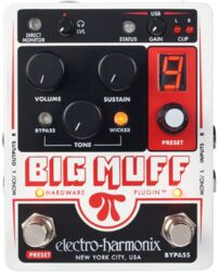 Overdrive/distortion/fuzz effectpedaal Electro harmonix BIG MUFF HARDWARE PLUGIN