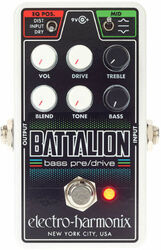 Bas voorversterker Electro harmonix Nano Battalion Bass Preamp & Overdrive