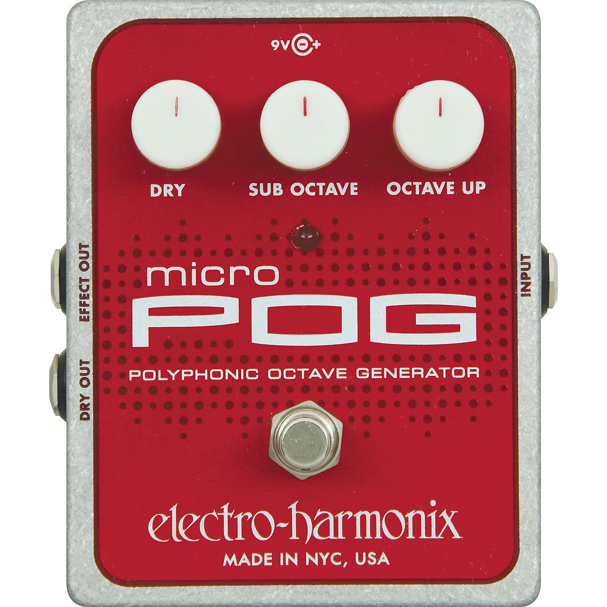 Electro Harmonix Micro Pog Xo Polyphonic Octave Generator - Guitar Synthesizer - Variation 2