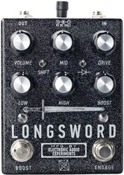 Overdrive/distortion/fuzz effectpedaal Electronic audio experiments LONGSWORD