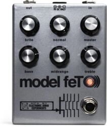 Overdrive/distortion/fuzz effectpedaal Electronic audio experiments MODEL FET