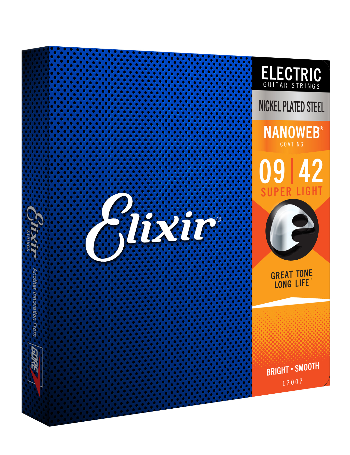 Elixir Jeu De 6 Cordes Electric (6) 12002 Nanoweb Nickel Plated Steel 09-42 - Elektrische gitaarsnaren - Variation 1