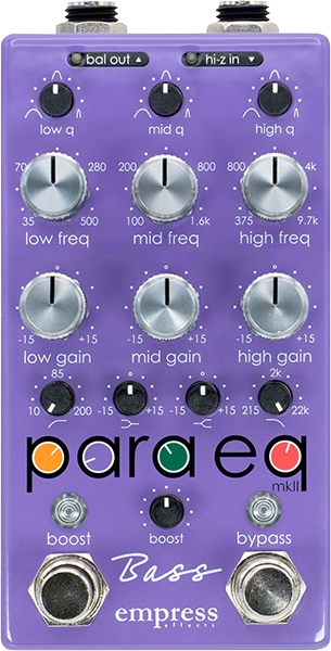 Empress Bass Para Eq - EQ & enhancer effectpedaal - Main picture