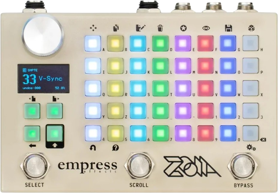 Empress Zoia 10k Ltd Beige - Modulation/chorus/flanger/phaser en tremolo effect pedaal - Main picture