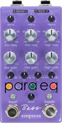 Eq & enhancer effectpedaal Empress Bass Para EQ