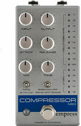 Compressor/sustain/noise gate effect pedaal Empress Compressor MKII Silver
