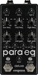 Eq en enhancer effect pedaal Empress PARAEQ MKII DELUXE BLACK