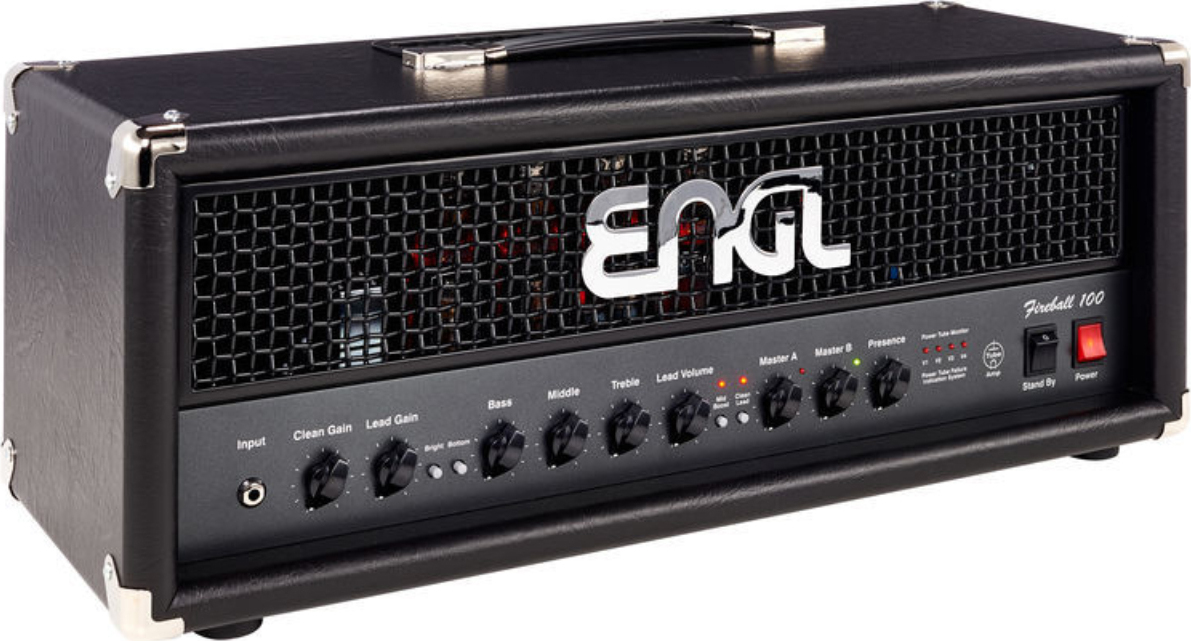 Engl Fireball 100 E635 Head 100w 6l6 - Gitaarversterker top - Main picture