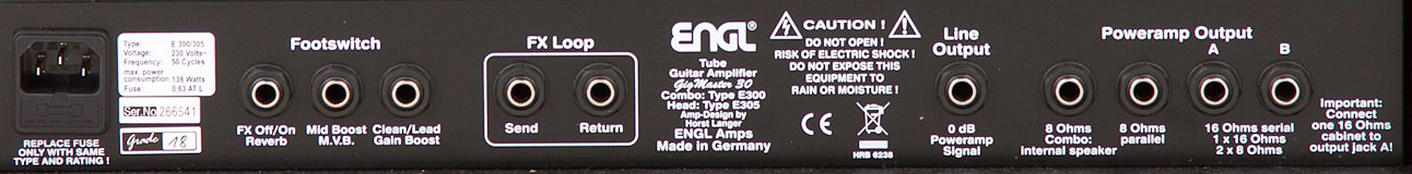 Engl Gigmaster E305 Head 30w Black - Gitaarversterker top - Variation 1