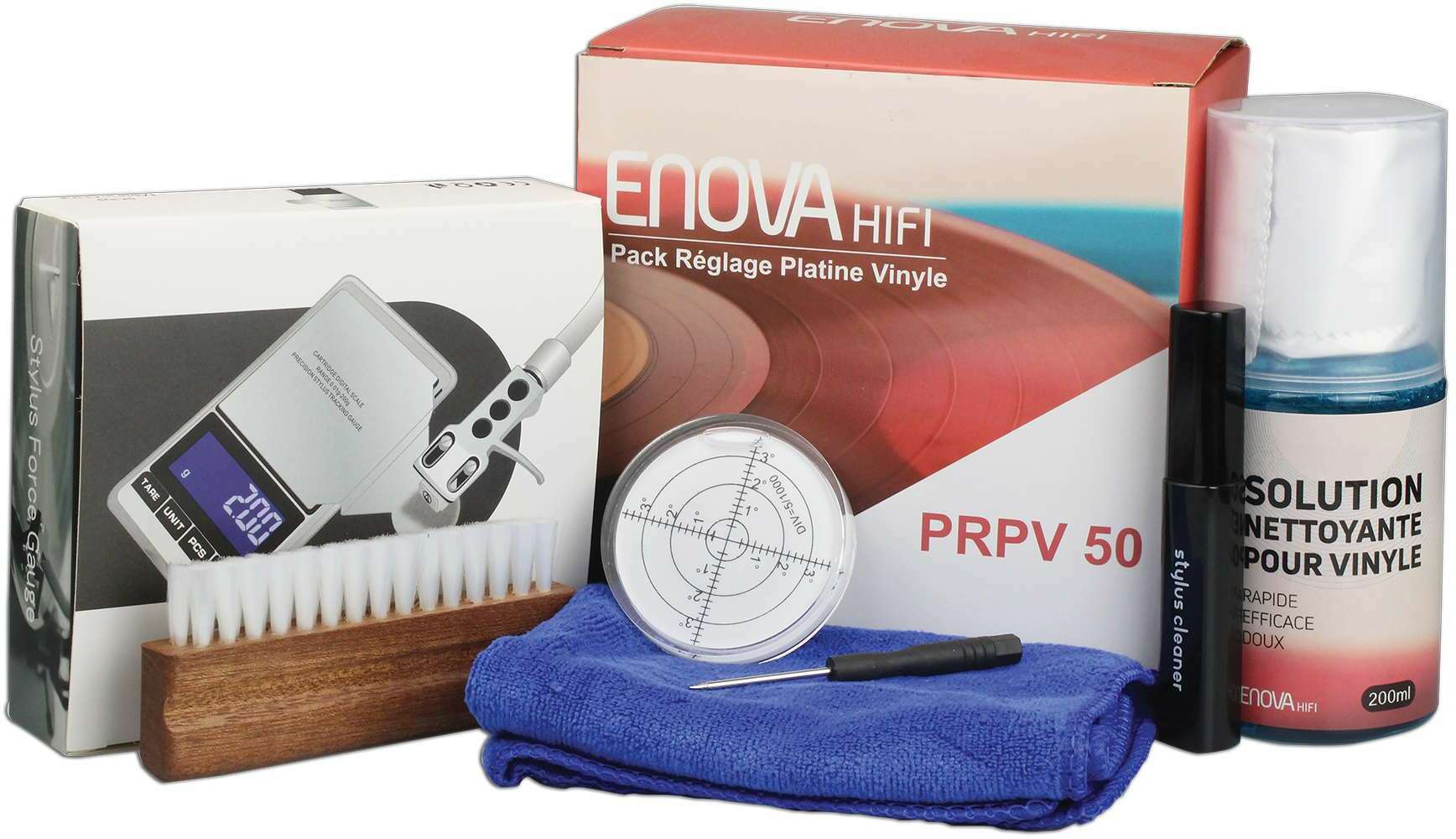 Enova Hifi Pack Reglage Platine Vinyle - Prpv 50 - Reiniging set - Main picture