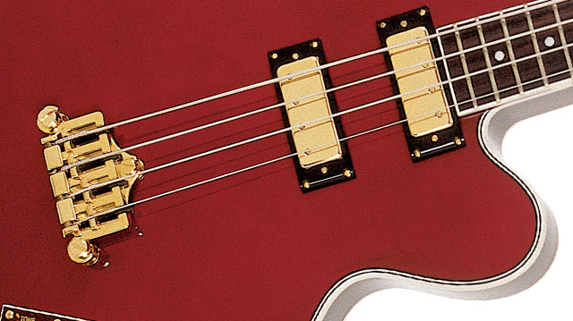 Epiphone Allen Woody Rumblekat Bass Signature Short Scale Rw - Wine Red - Hollow body elektrische bas - Variation 1