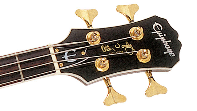 Epiphone Allen Woody Rumblekat Bass Signature Short Scale Rw - Wine Red - Hollow body elektrische bas - Variation 2