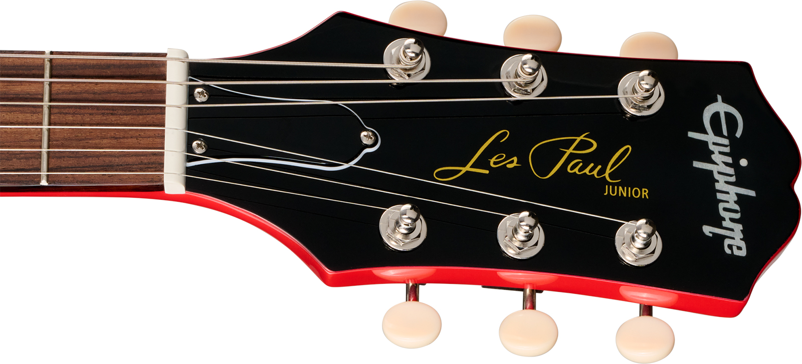 Epiphone Billy Joe Armstrong Les Paul Jr Signature 1s Ht Rw - Radiant Red - Single cut gitaar - Variation 4