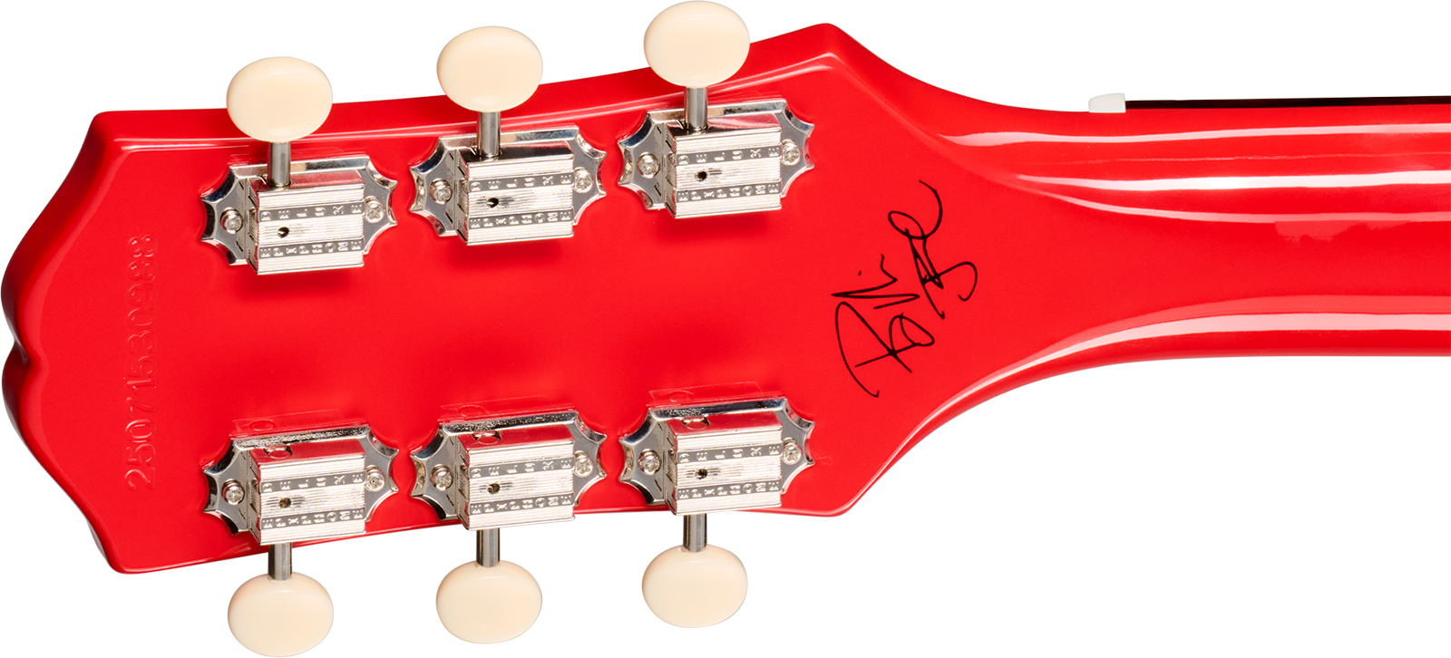 Epiphone Billy Joe Armstrong Les Paul Jr Signature 1s Ht Rw - Radiant Red - Single cut gitaar - Variation 5